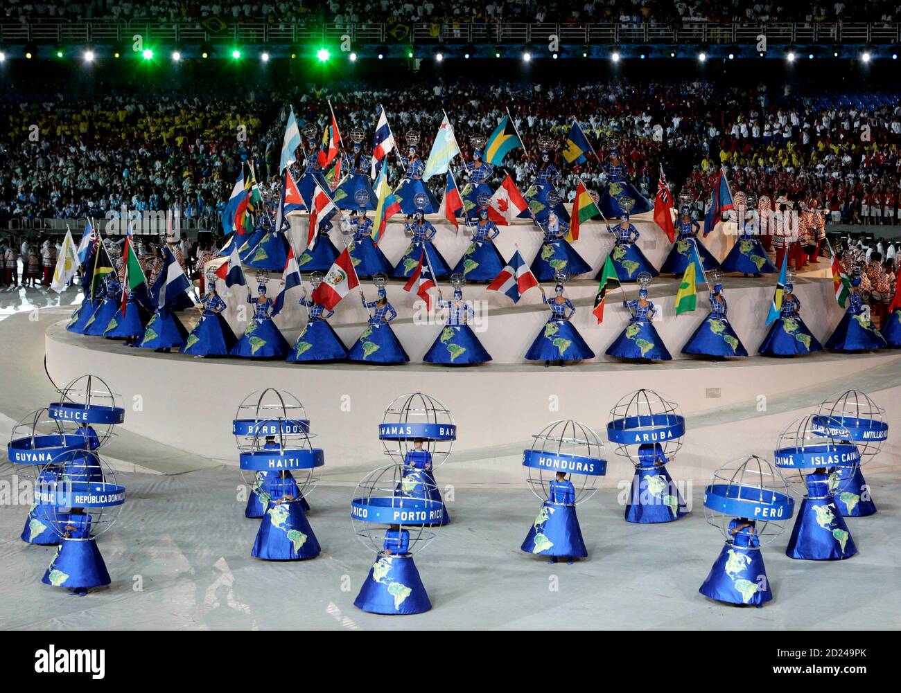 Rio 2007 pan american games opening hires stock photography and images