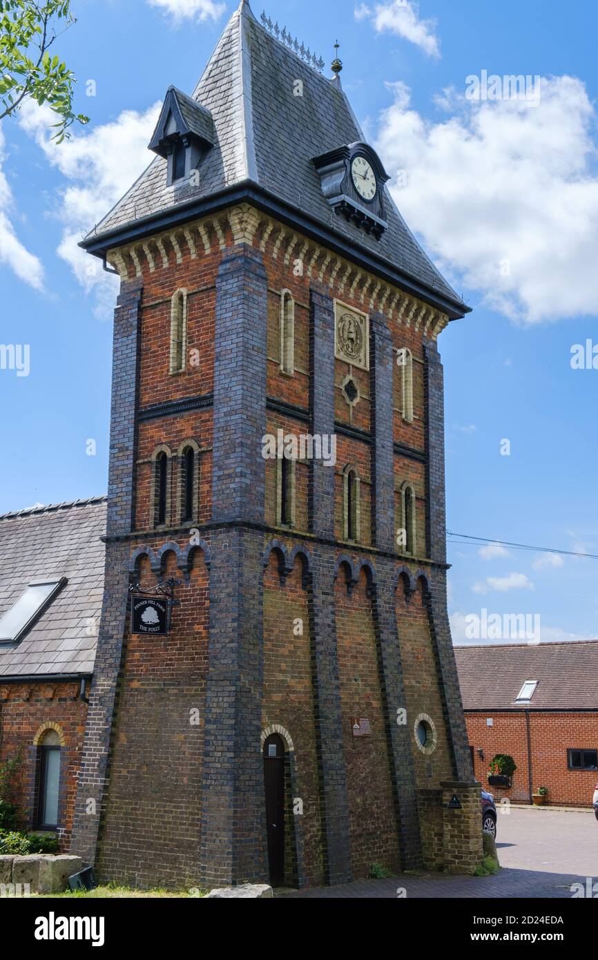 Tooke's Folly clock tower, Grade II listed French Gothic style, Pinner Hill Farm, Harrow