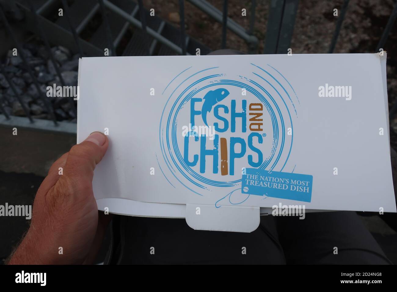 Fish And Chips Ullapool Scotland High Resolution Stock Photography and