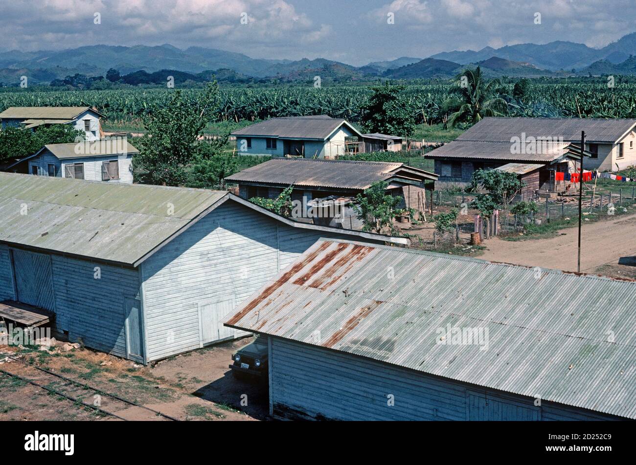 Banana plantation workers homes, Isletas banana plantation, Honduras