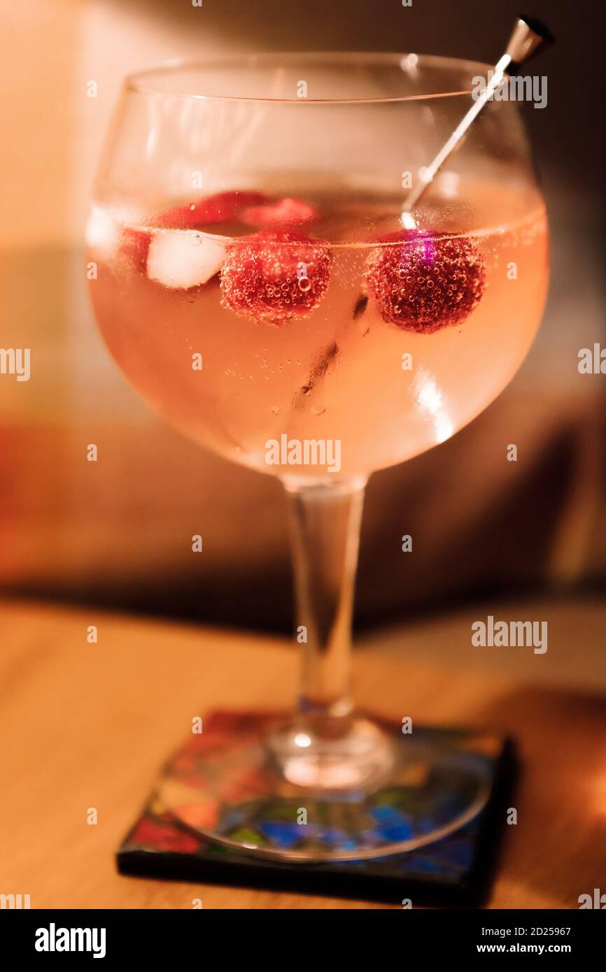 The Pink Gin Cocktail High Resolution Stock Photography and Images Alamy