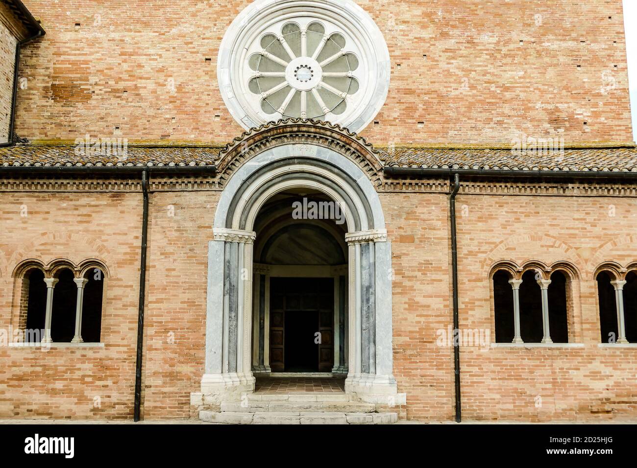 window of an old church, digital photo picture as a background Stock