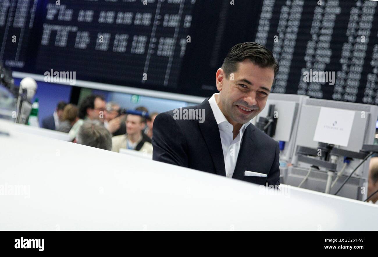 Dieter Holzer Ceo Of German Fashion Concern Tom Tailor Poses For A Picture During The Initial Public Offering At The Frankfurt Stock Exchange March 26 10 Reuters Johannes Eisele Germany s Business