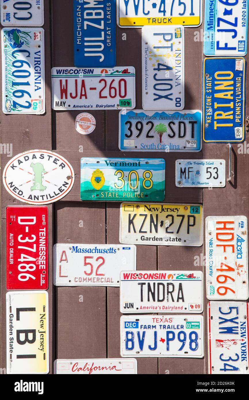 Caribbean, Netherland Antilles, Aruba, San Nicolas, Charlie's bar Stock ...