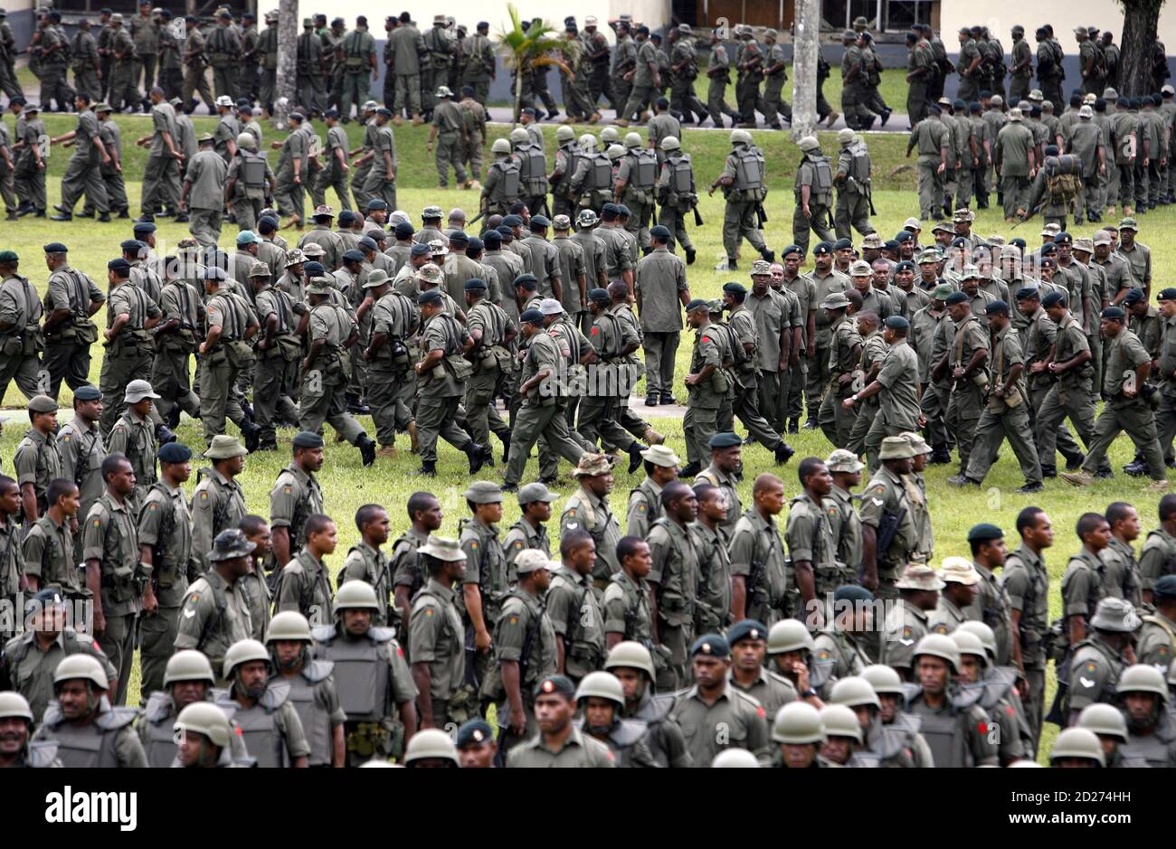 At their base in the queen elizabeth barracks hi-res stock photography ...