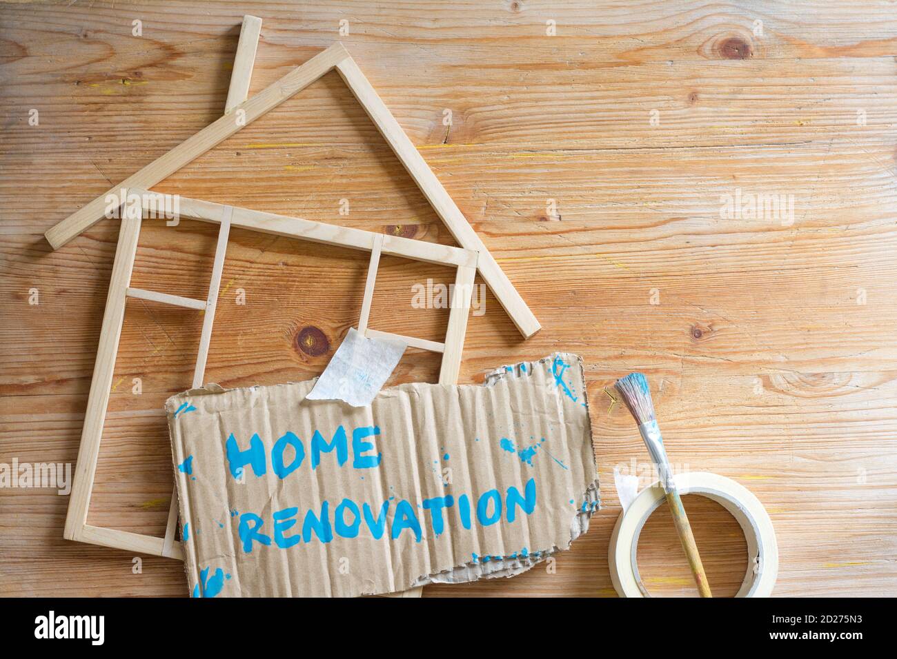 Home painting and renovation concept Stock Photo