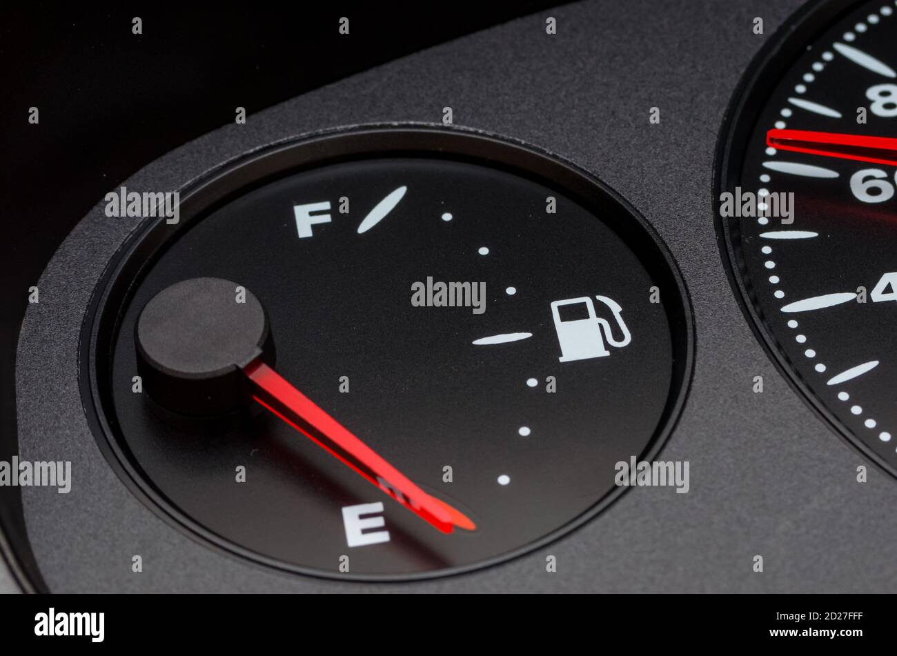ISP 2-1/16" Gas Fuel Gauge For VW Bug & Ghia - Beige Numerical Face