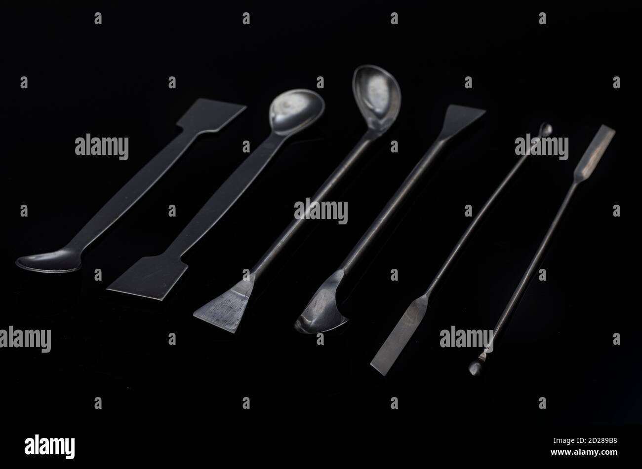 Spatula, Spoon Metal Laboratory Equipments. Lab spatulas and micro