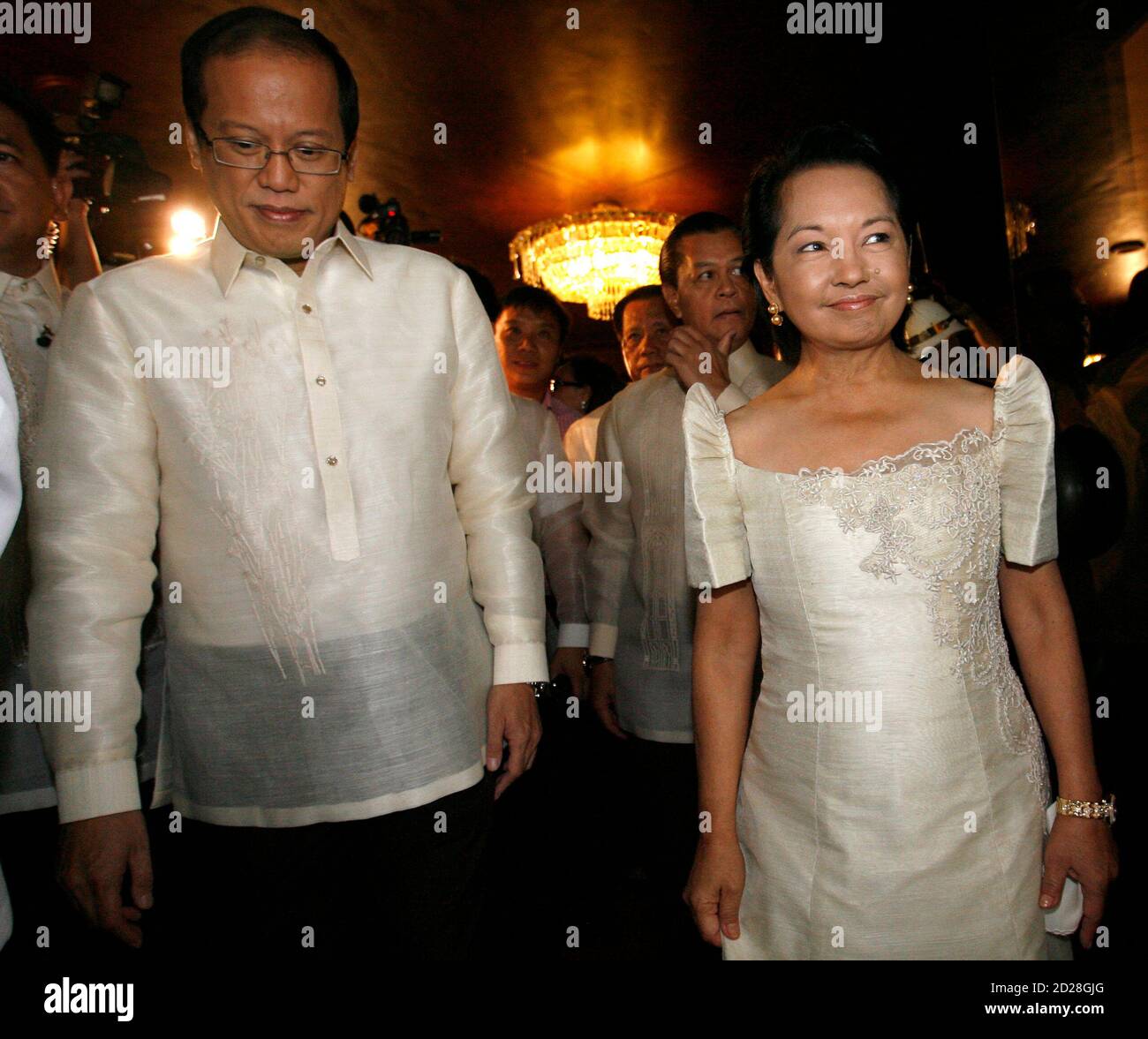 pics Teo Chee Hean Son Wedding https www alamy com outgoing philippine president gloria macapagal arroyo walks with president elect benigno noynoy aquino shortly before leaving malacanang palace for the inauguration ceremony at quirino grandstand in manila june 30 2010 reuterscheryl ravelo philippines tags politics image380046088 html