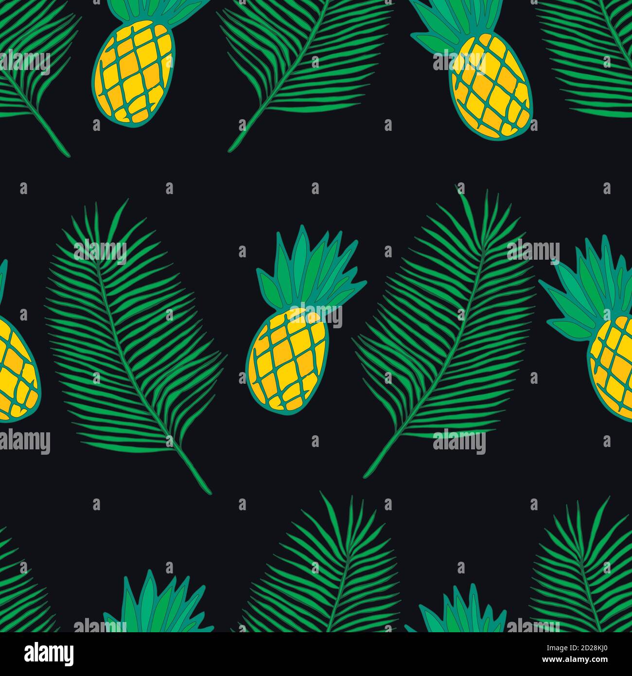 Ananas pattern Stock Vector Images - Alamy