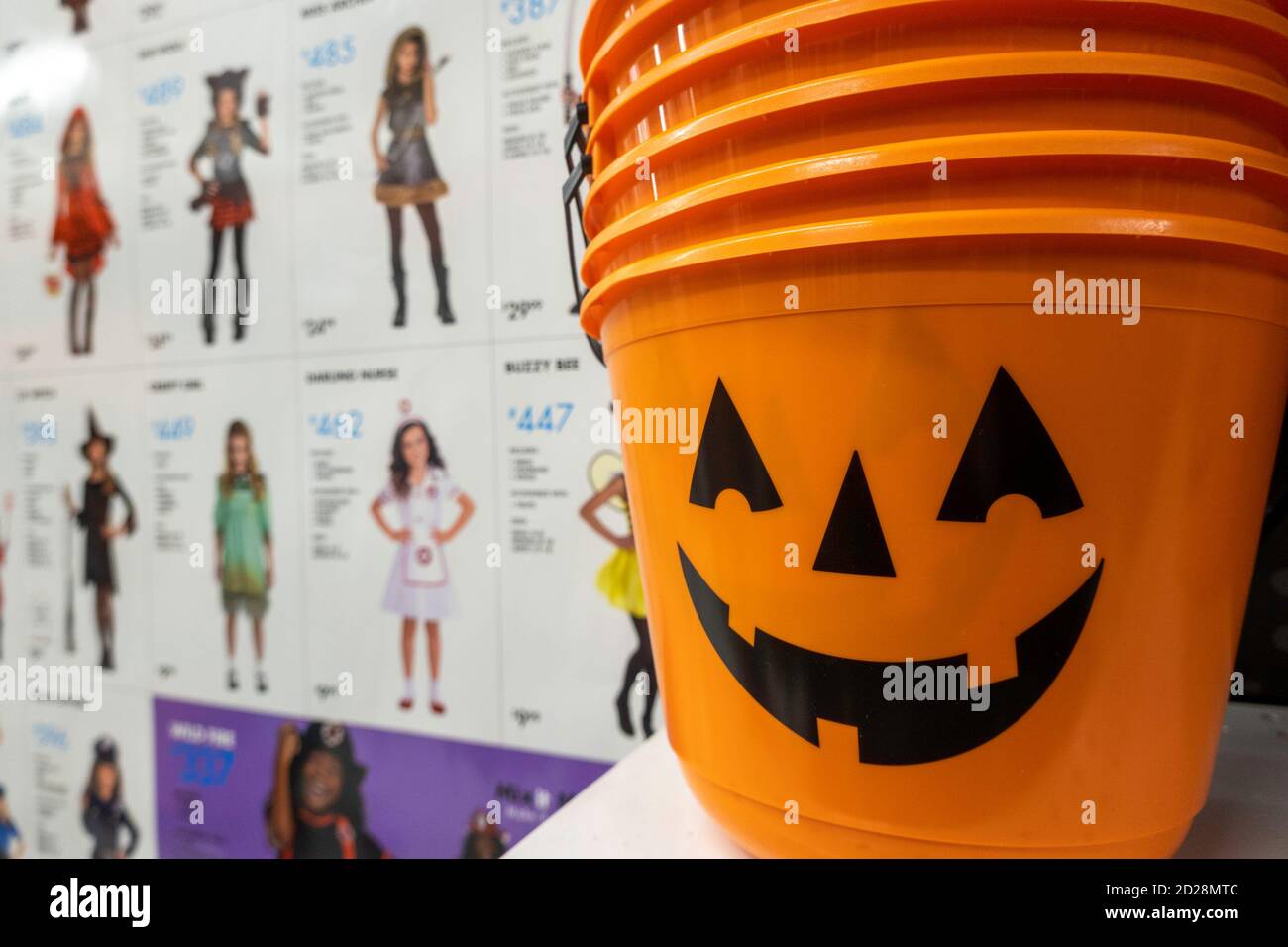 Party City Halloween Store Display, NYC Stock Photo Alamy