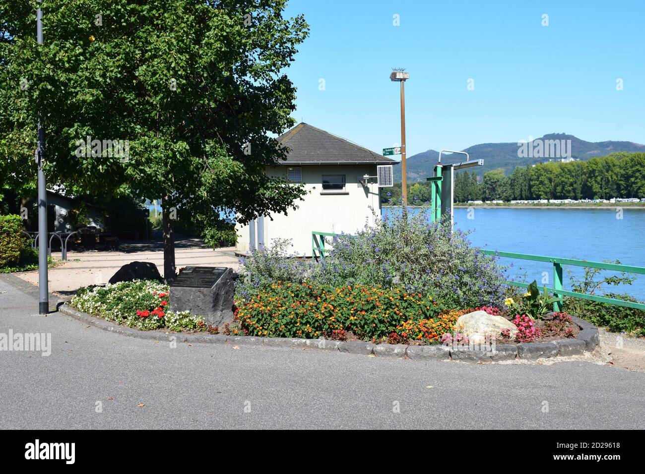 Pegel Oberwinter Stock Photo