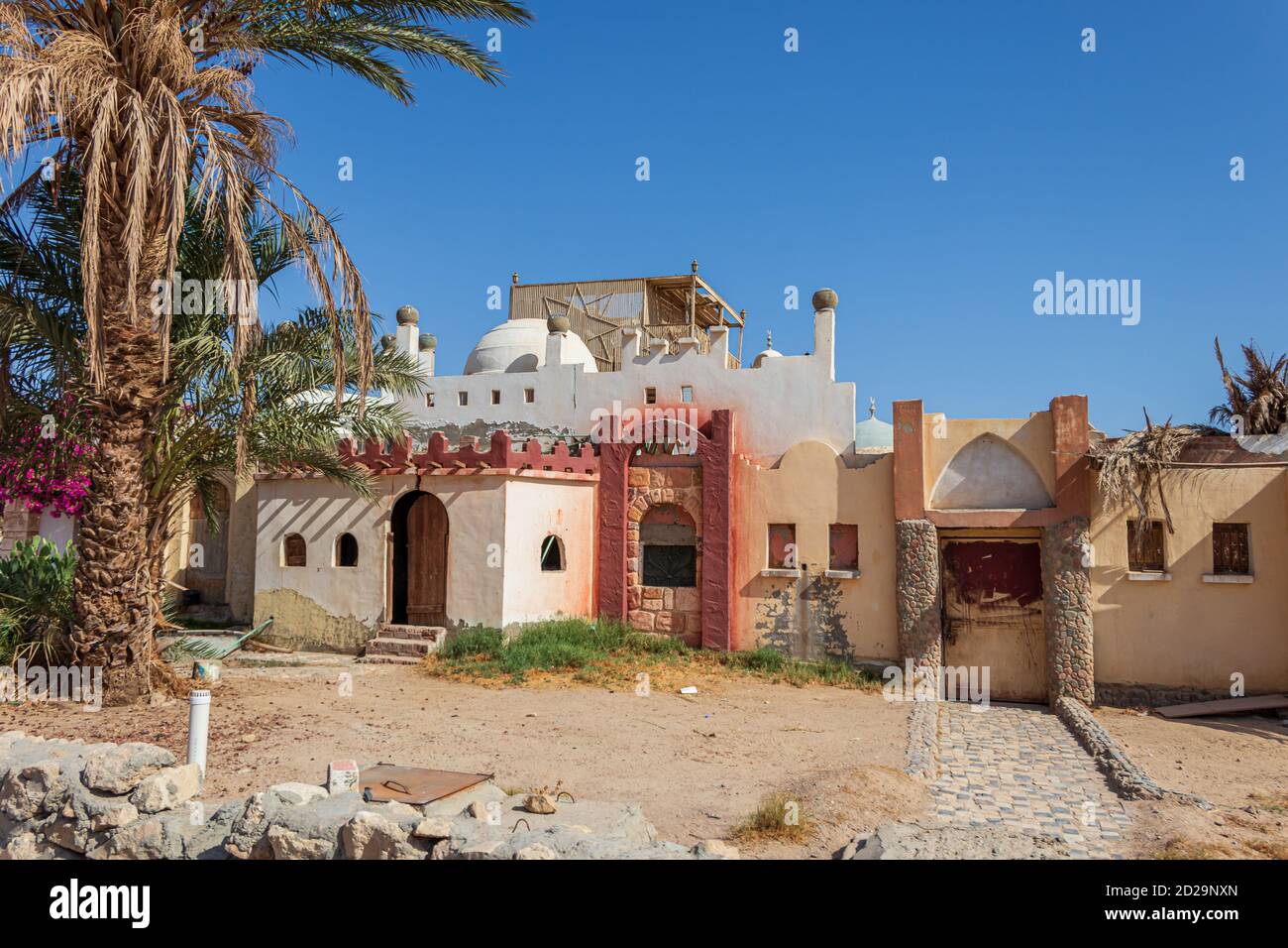 House in a desert Egyptian village near the city of Hurghada, Egypt Stock Photo Alamy