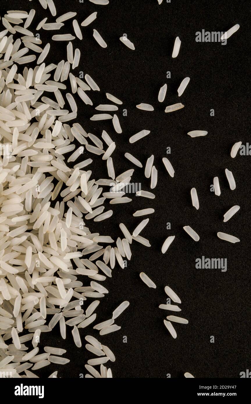 Organic brown rice texture Stock Photo - Alamy