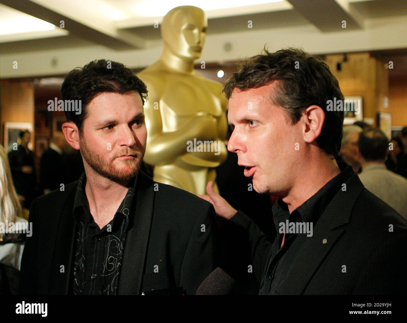 Filmmakers Luke Doolan (L) and Drew 