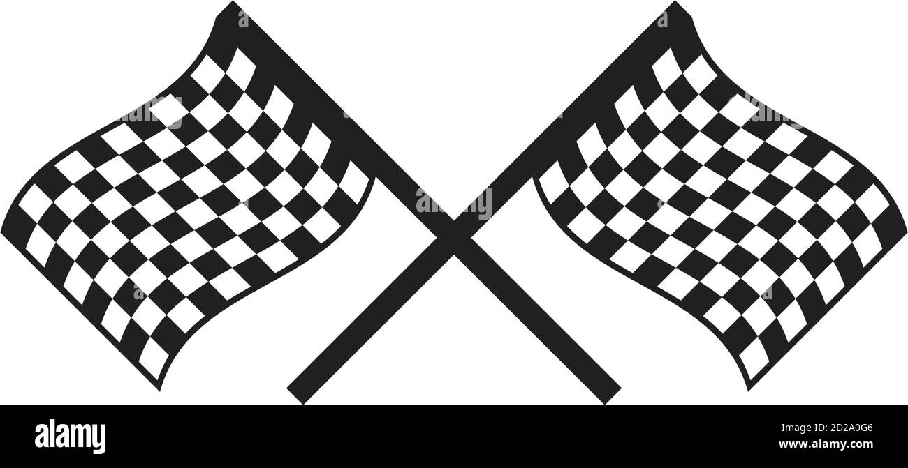 Race flag logo vector template illustration Stock Vector Image & Art
