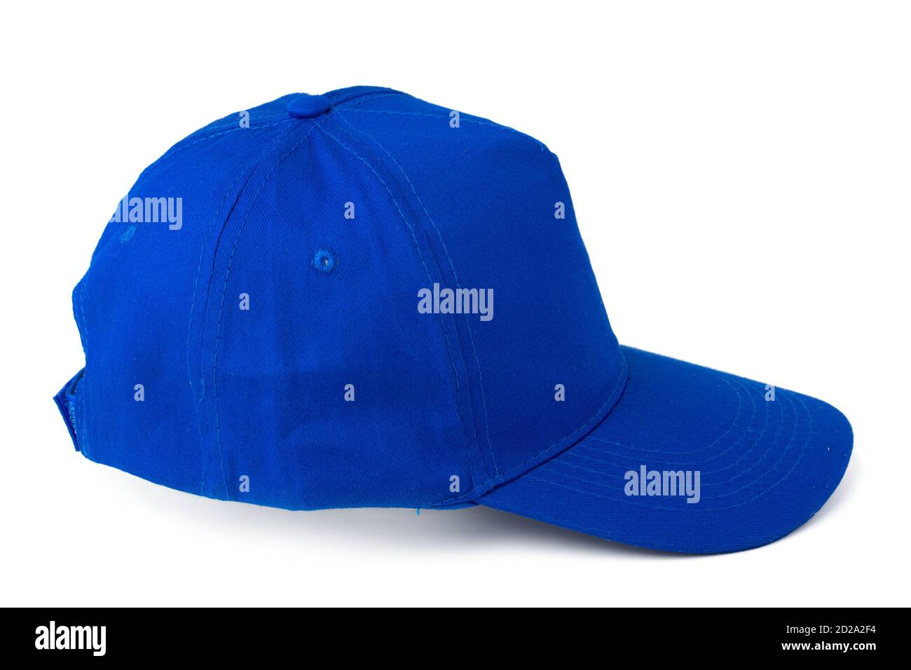 Blue Baseball cap isolated on white background Stock Photo Alamy