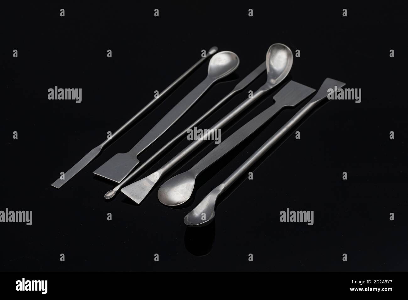 Spatula, Spoon Metal Laboratory Equipments. Lab spatulas and micro