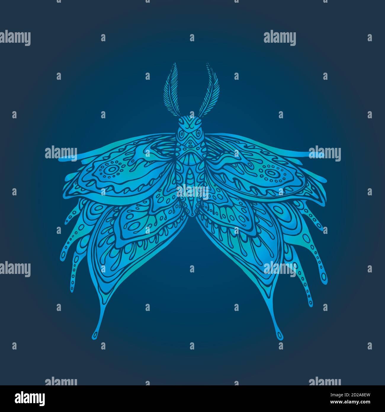 Mystical winter Stock Vector Images - Alamy
