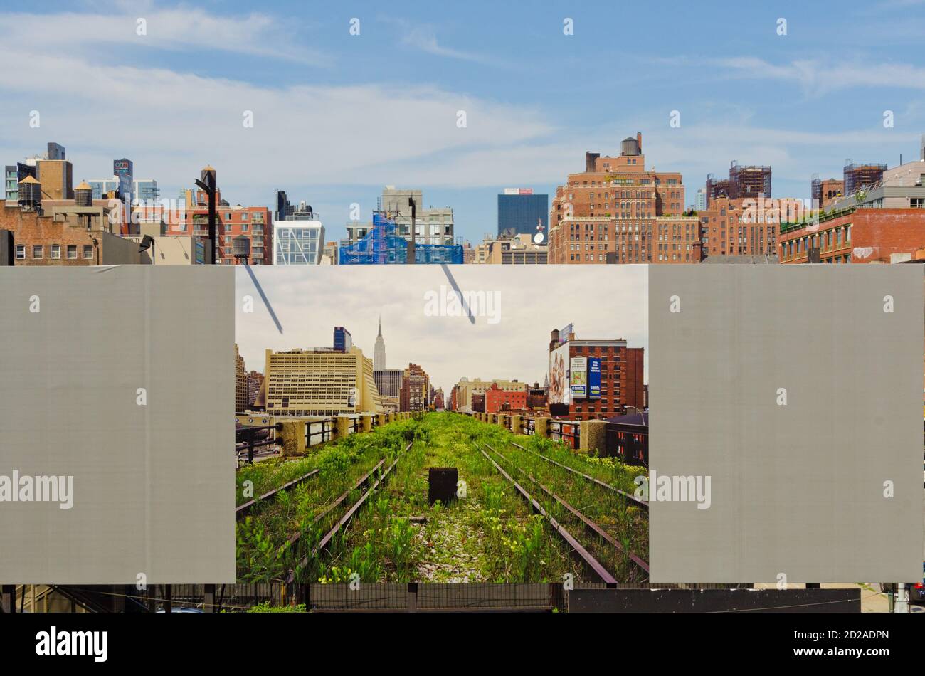 View from the High Line in New York. Photo by Liz Roll Stock Photo