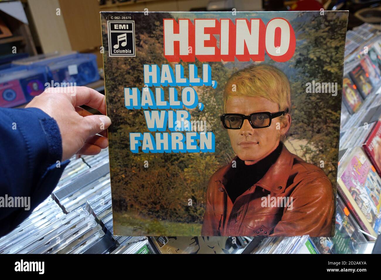 Album: Heino - Halli, Hallo, wir fahren Stock Photo