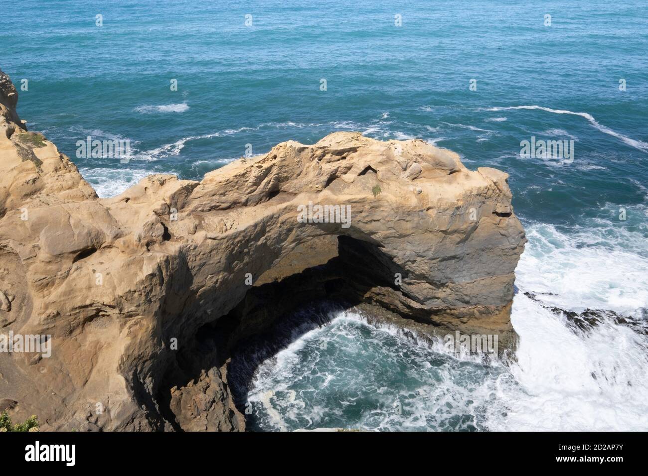 The Arch is a spectacular rock formation near Twelve Apostles in Victoria, Australia, part of the renowned Port Campbell National Park Stock Photo