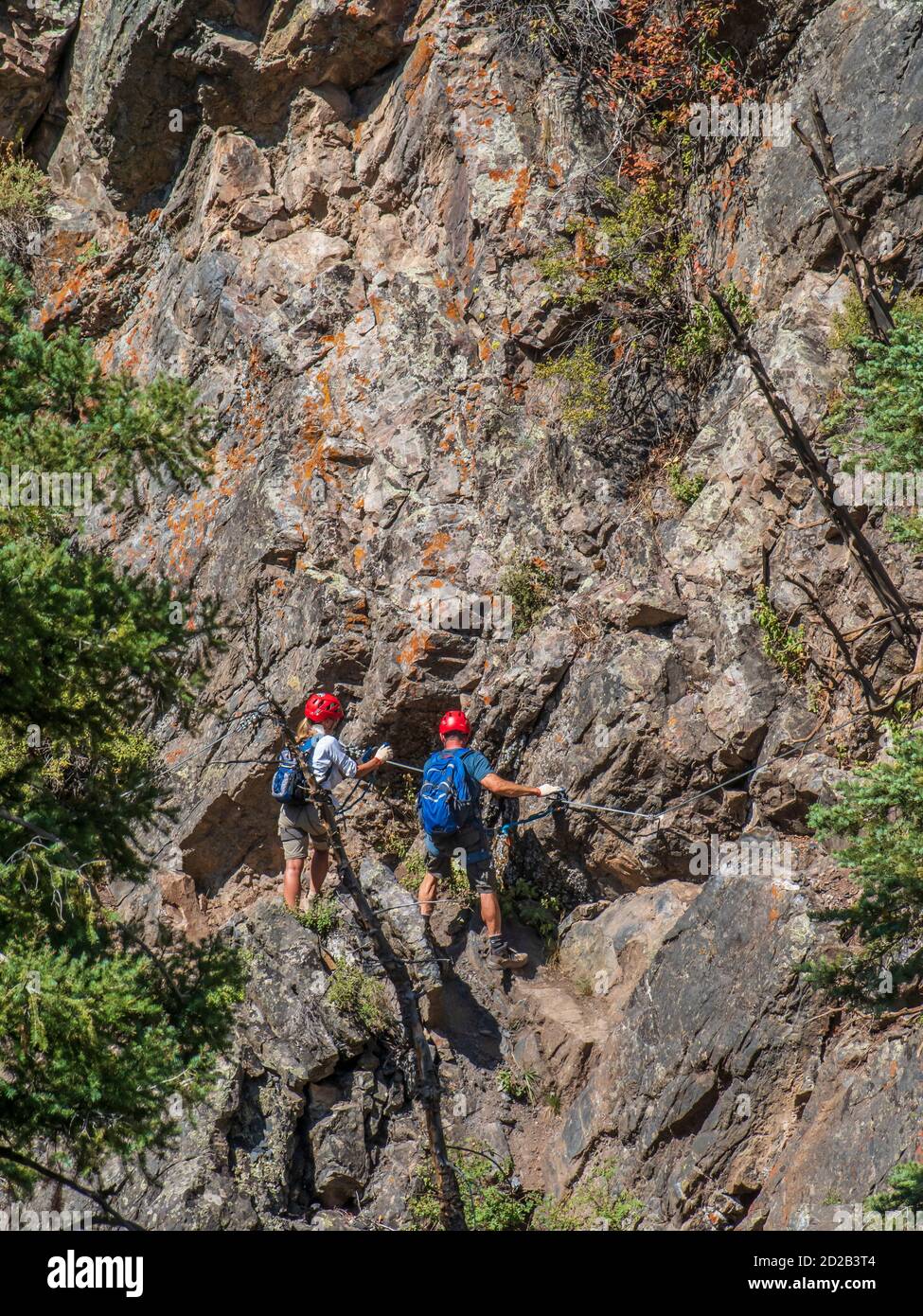 Ouray Via Ferrata, Ouray, Colorado Stock Photo Alamy