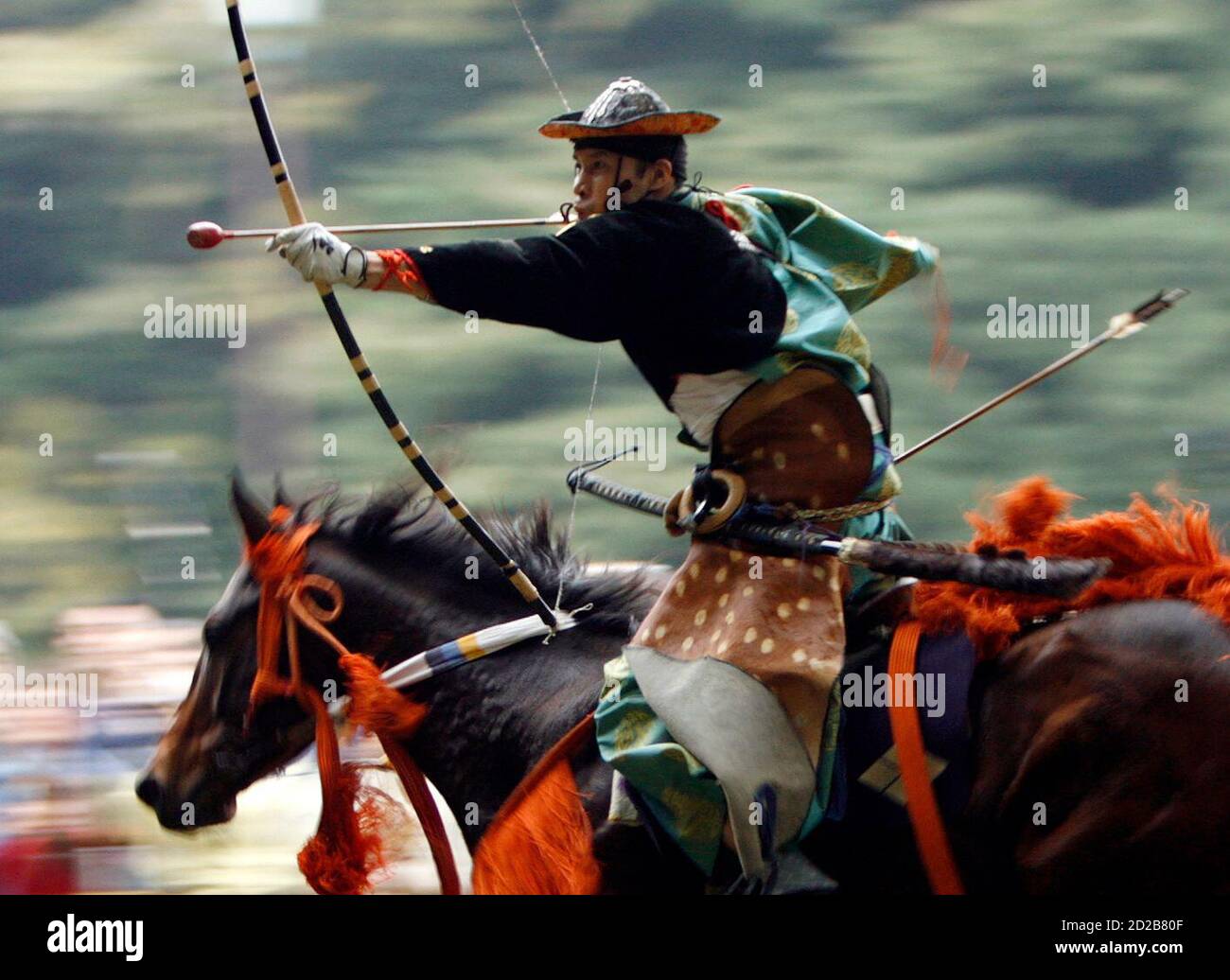 Yabusame Ritual Japanese horseback archery hi-res stock photography and images - Alamy