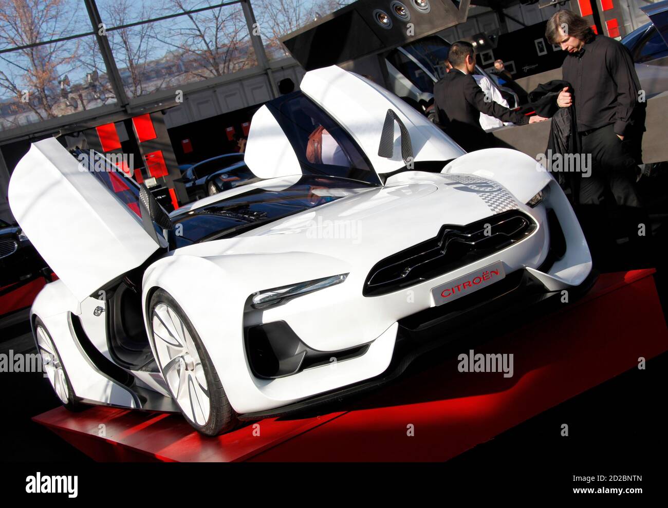 A Citroen Gt Concept Car Is Displayed During The Paris Concept Car Exhibition February 11 09 Reuters Pascal Rossignol France Stock Photo Alamy