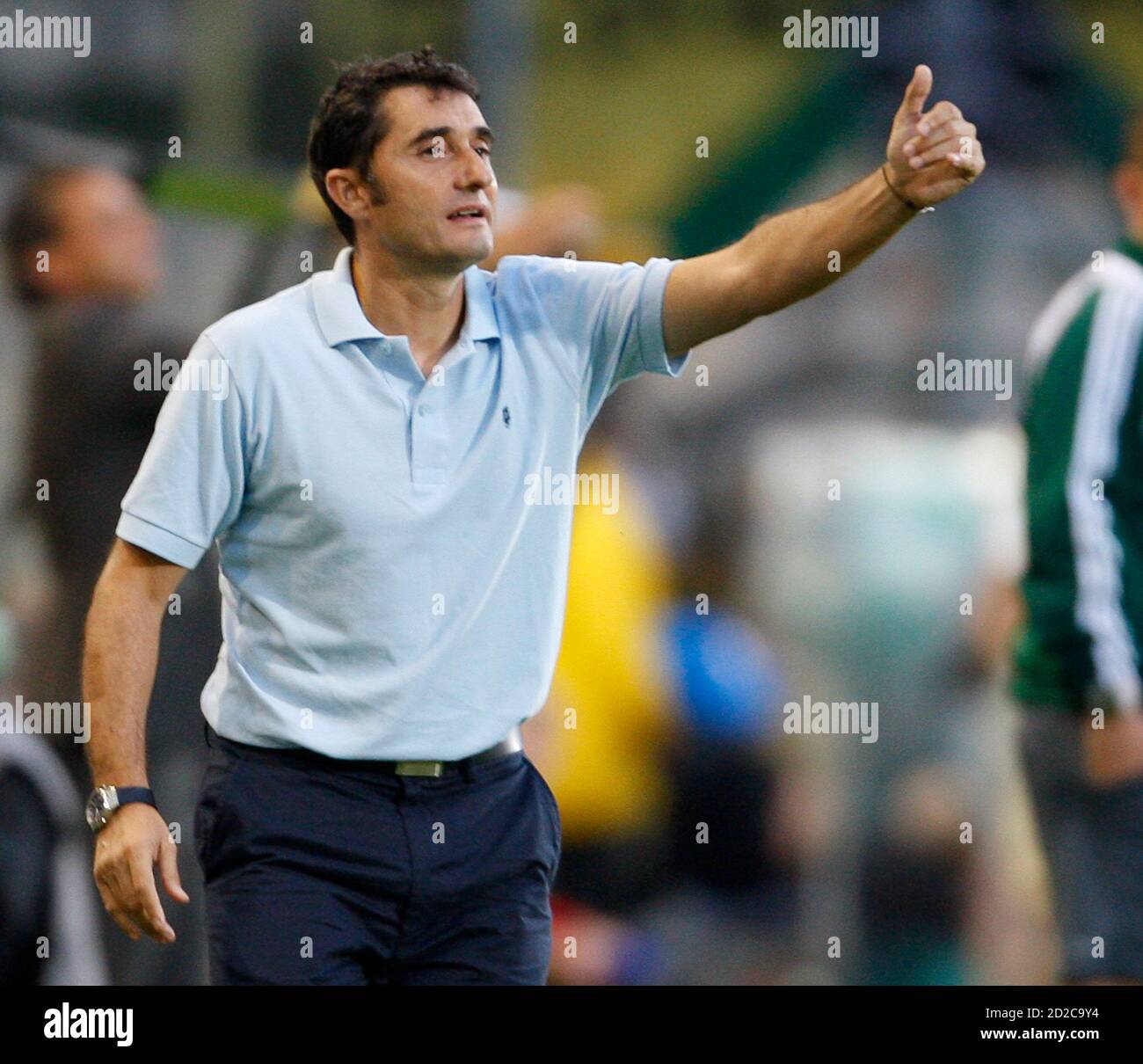 Coach Ernesto Valverde Villarreal During High Resolution Stock Photography And Images Alamy