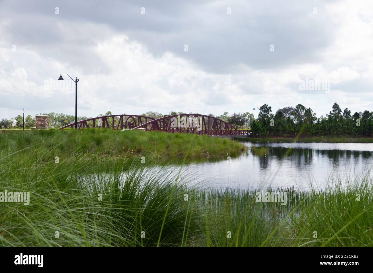 Bridge at entrance to Babcock Ranch, A sustainable community in SW 