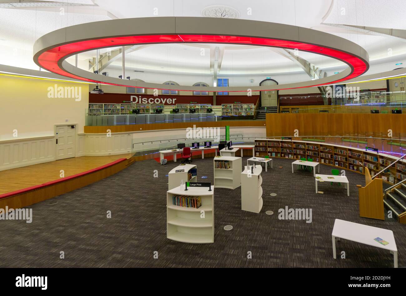 Children's reading and playroom in the Liverpool Central Library Stock Photo