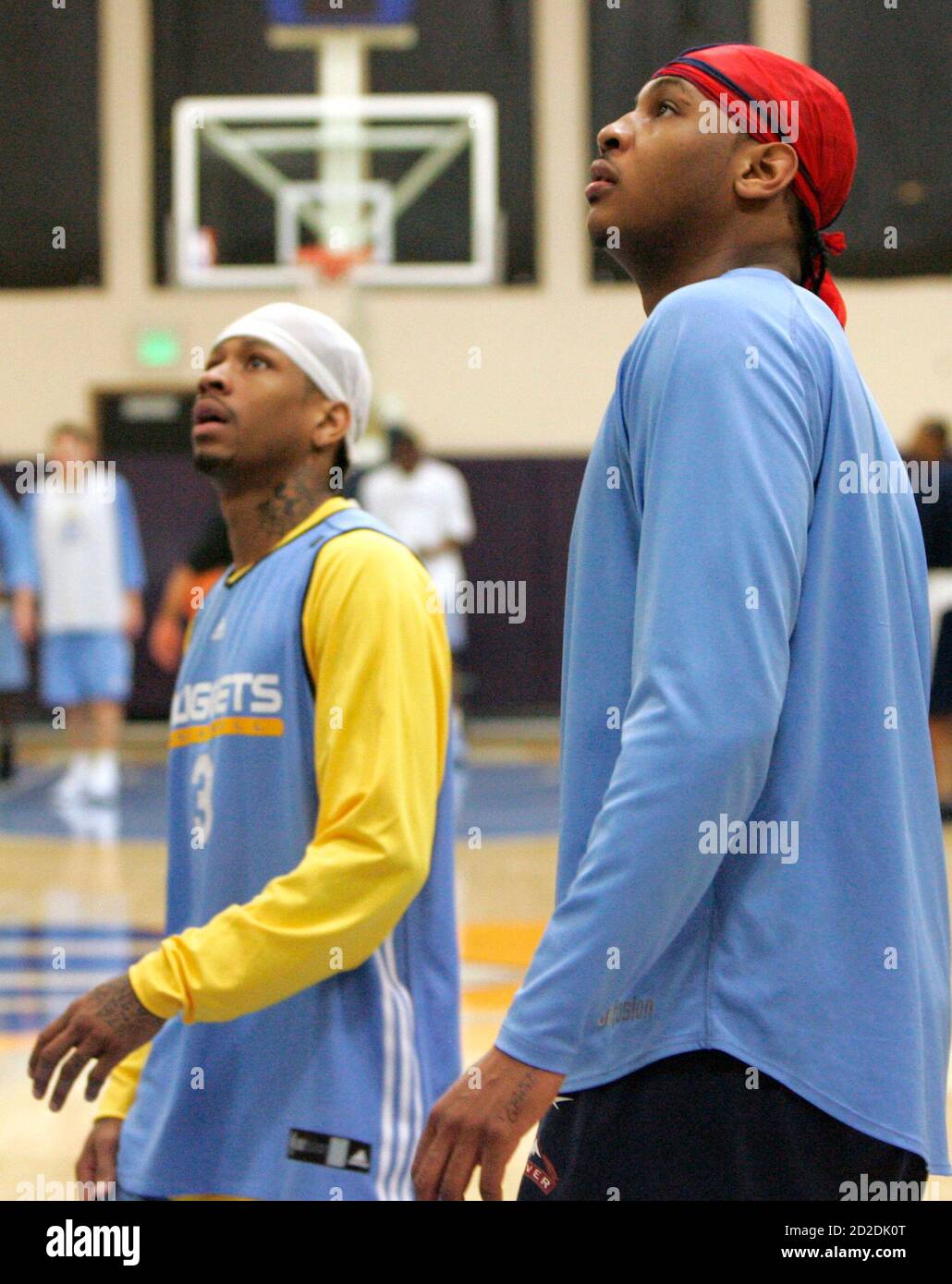 Allen iverson denver nuggets two hi-res stock photography and images ...