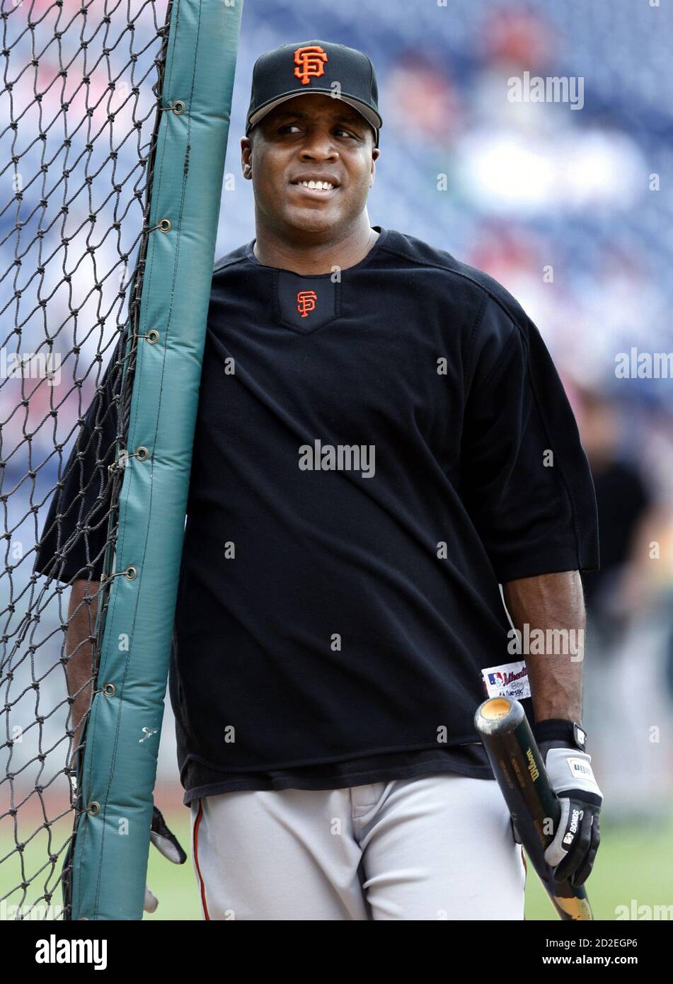 barry bonds batting practice