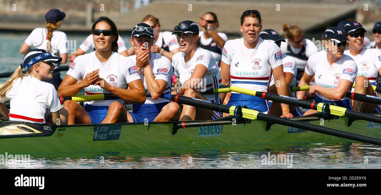 British Rowing Team Reacts After The Women s Eight Final At The Rowing World Championships In 