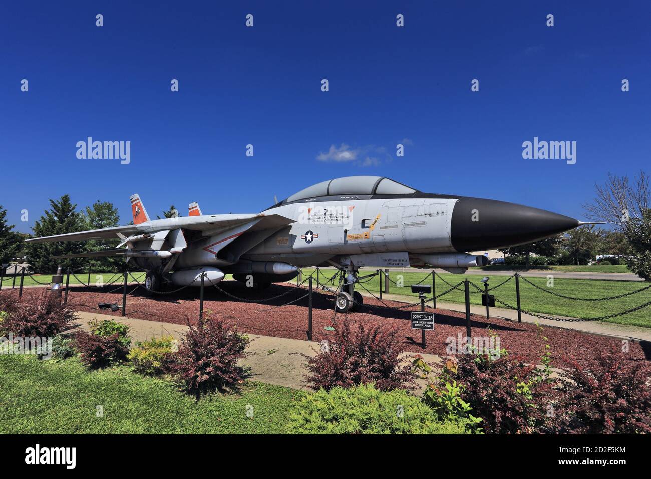 F-14 Tomcat on display at Northrop Grumman Bethpage Long Island New York Stock Photo