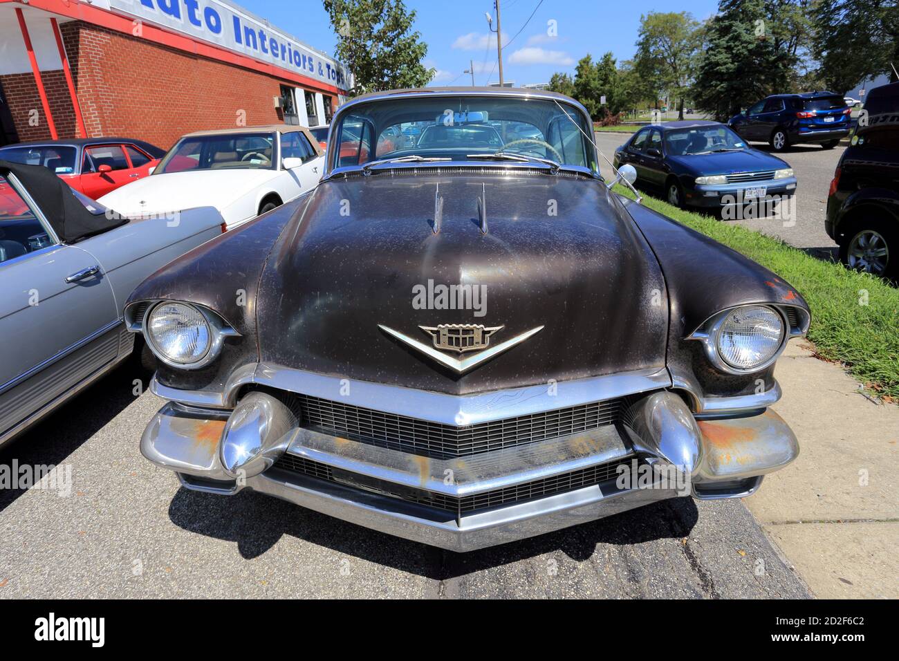 1958 Cadillac Long Island New York Stock Photo