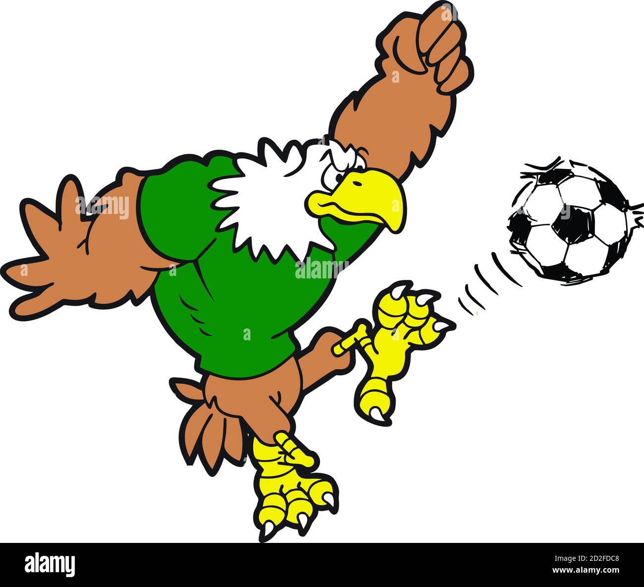 Eagle kicking ball hires stock photography and images Alamy