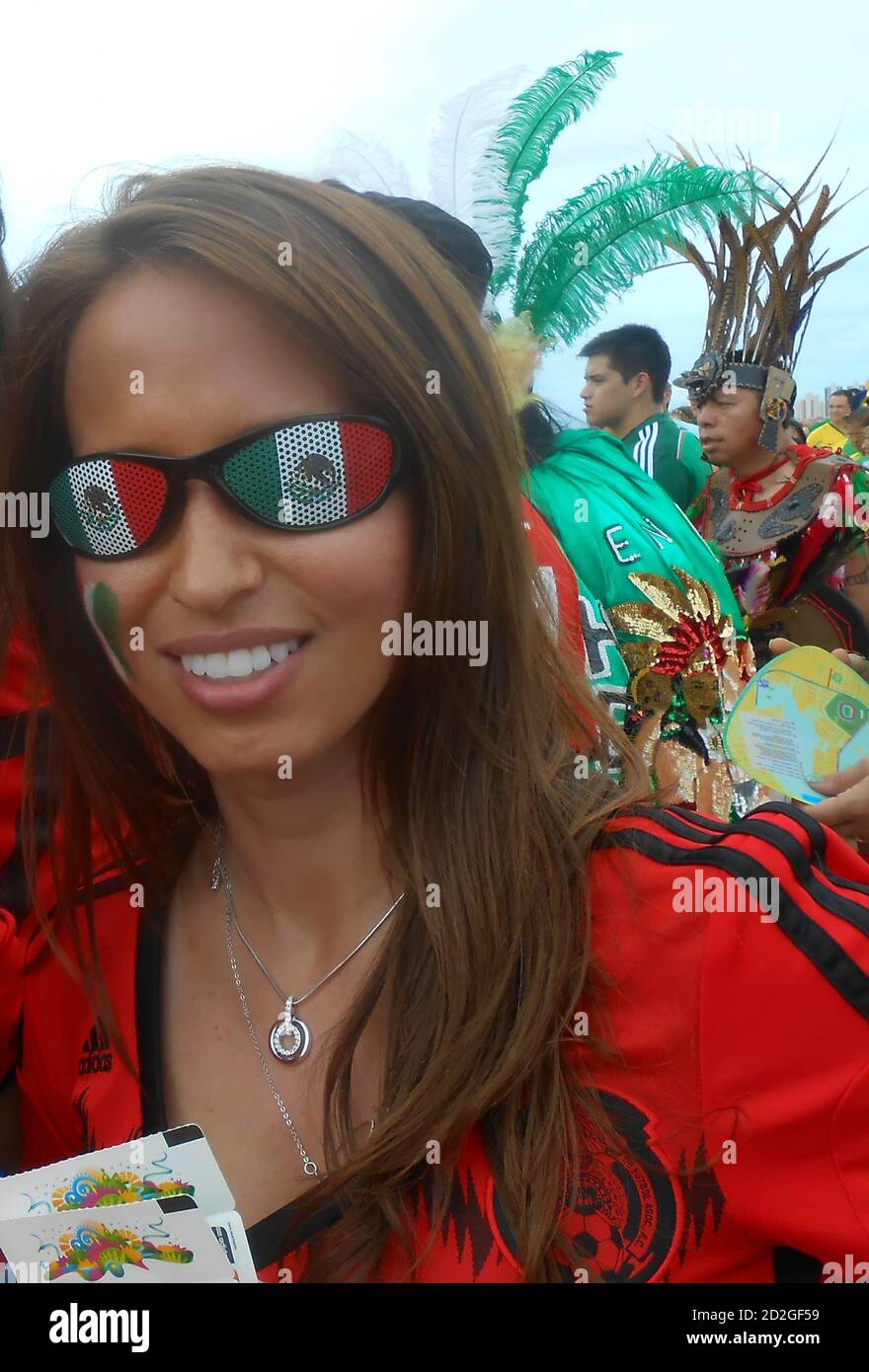 Mexican soccer fan Stock Photo