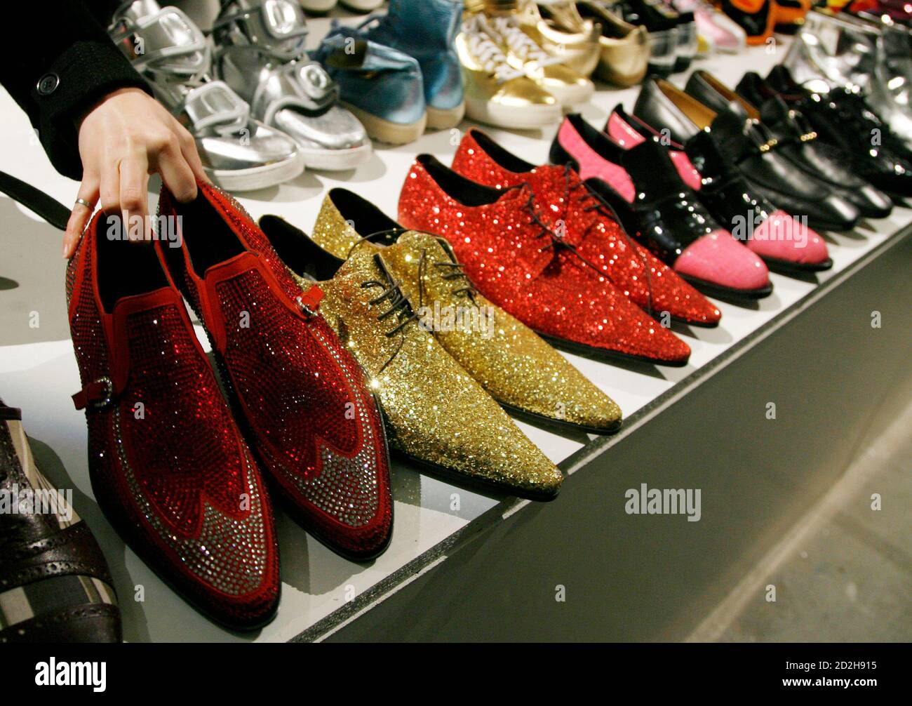 Elton john shoes hi-res stock photography and images - Alamy