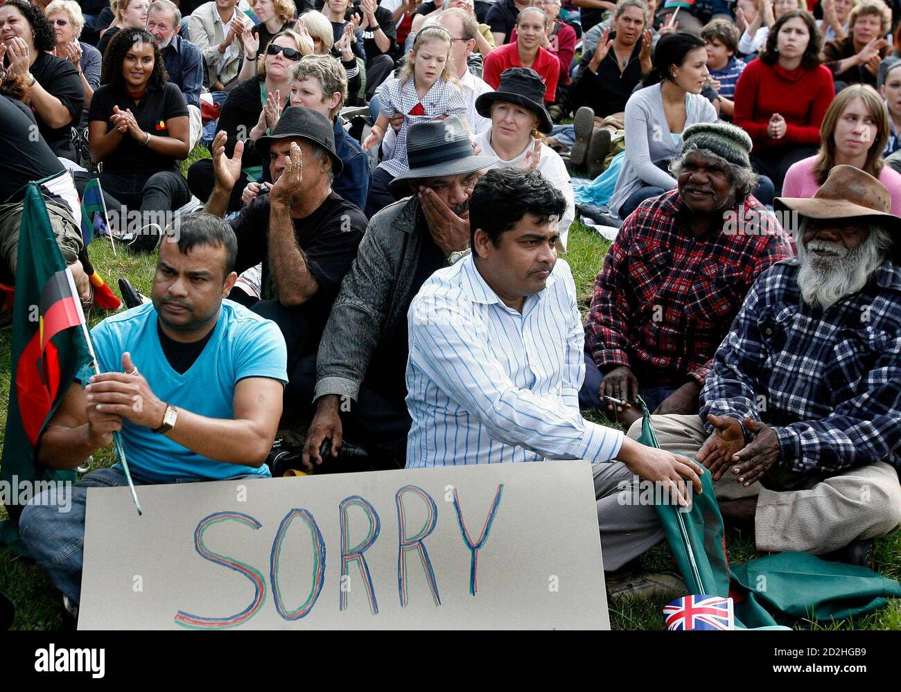 Kevin Rudd Tears Kevin rudd at big screen hi-res stock photography and images - Alamy