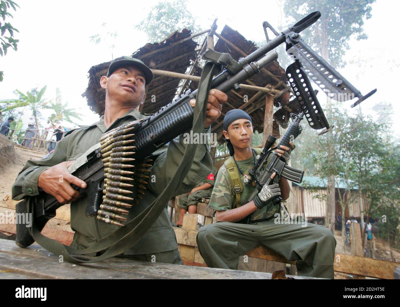 Karen National Union Knu Soldiers Carry Their Weapons During Celebrations Marking The 57th Anniversary Of The Army S Rebellion Against The Myanmar Junta At The Mu Aye Pu Base At The Thai Myanmar Border Karen National Union Knu Soldiers Carry Their Weapons During Celebrations Marking The 57th Anniversary Of The Army S Rebellion Against The Myanmar Junta At The Mu Aye Pu Base At The Thai Myanmar Border