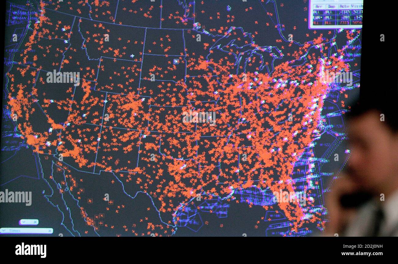 Air traffic control map hires stock photography and images Alamy