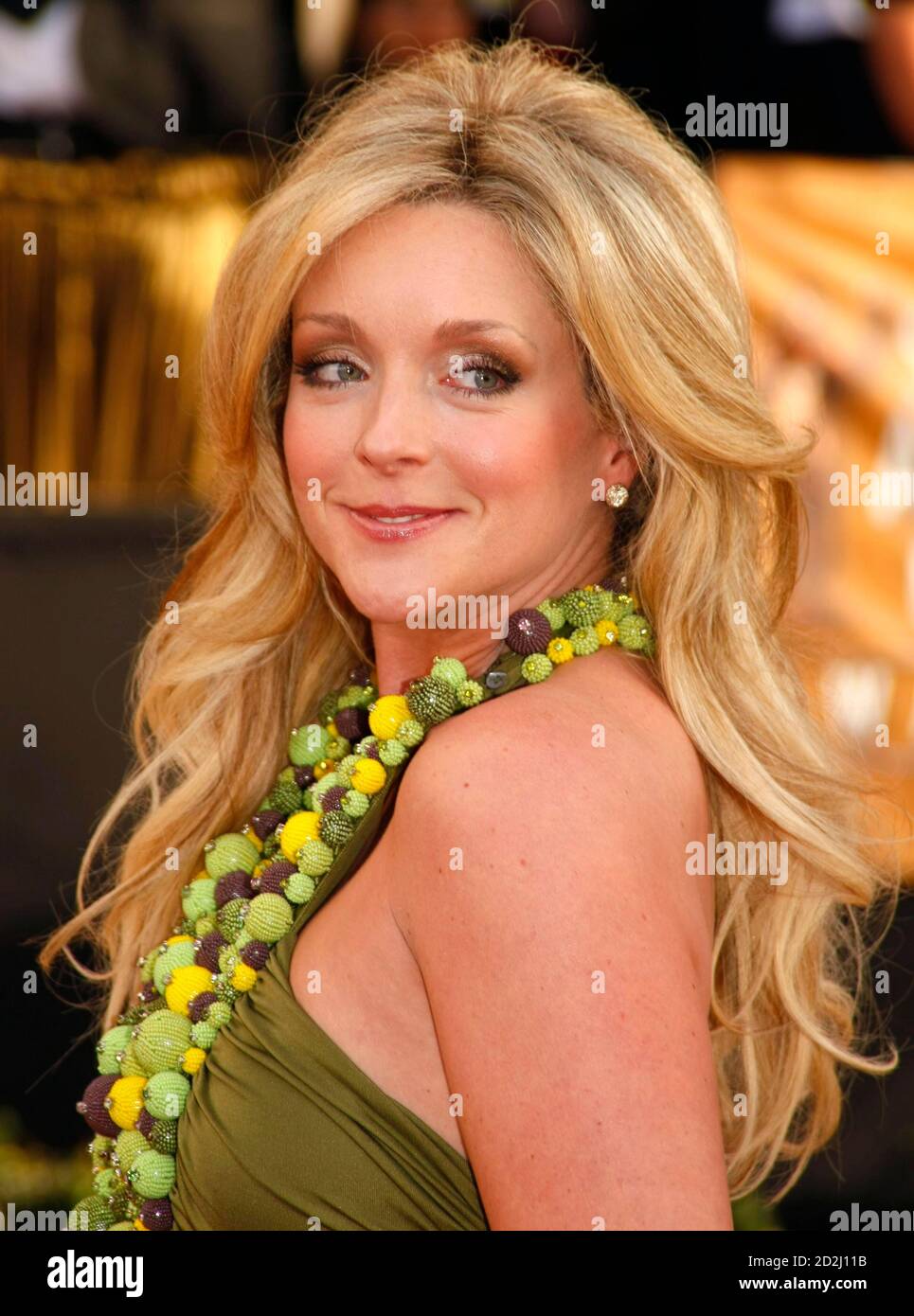 Actress Jane Krakowski from television show '30 Rock'' arrives at the 14th annual Screen Actors Guild Awards in Los Angeles January 27, 2008.  REUTERS/Mike Blake    (UNITED STATES) Stock Photo