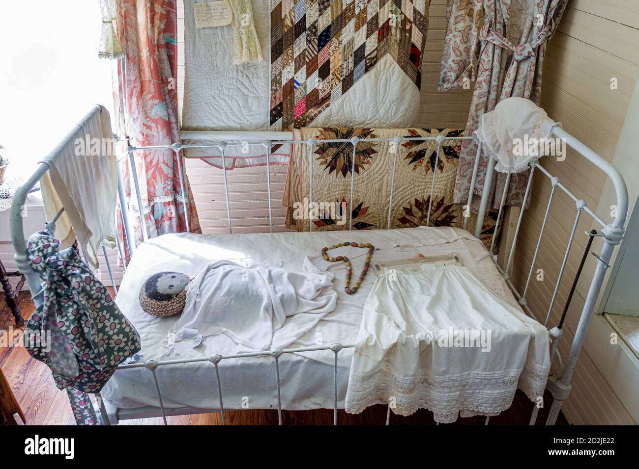 Clermont Florida,Historic Village Museum,The Townsend House,1895,interior inside,Black Blacks African Africans ethnic minority,history heritage,first Stock Photo