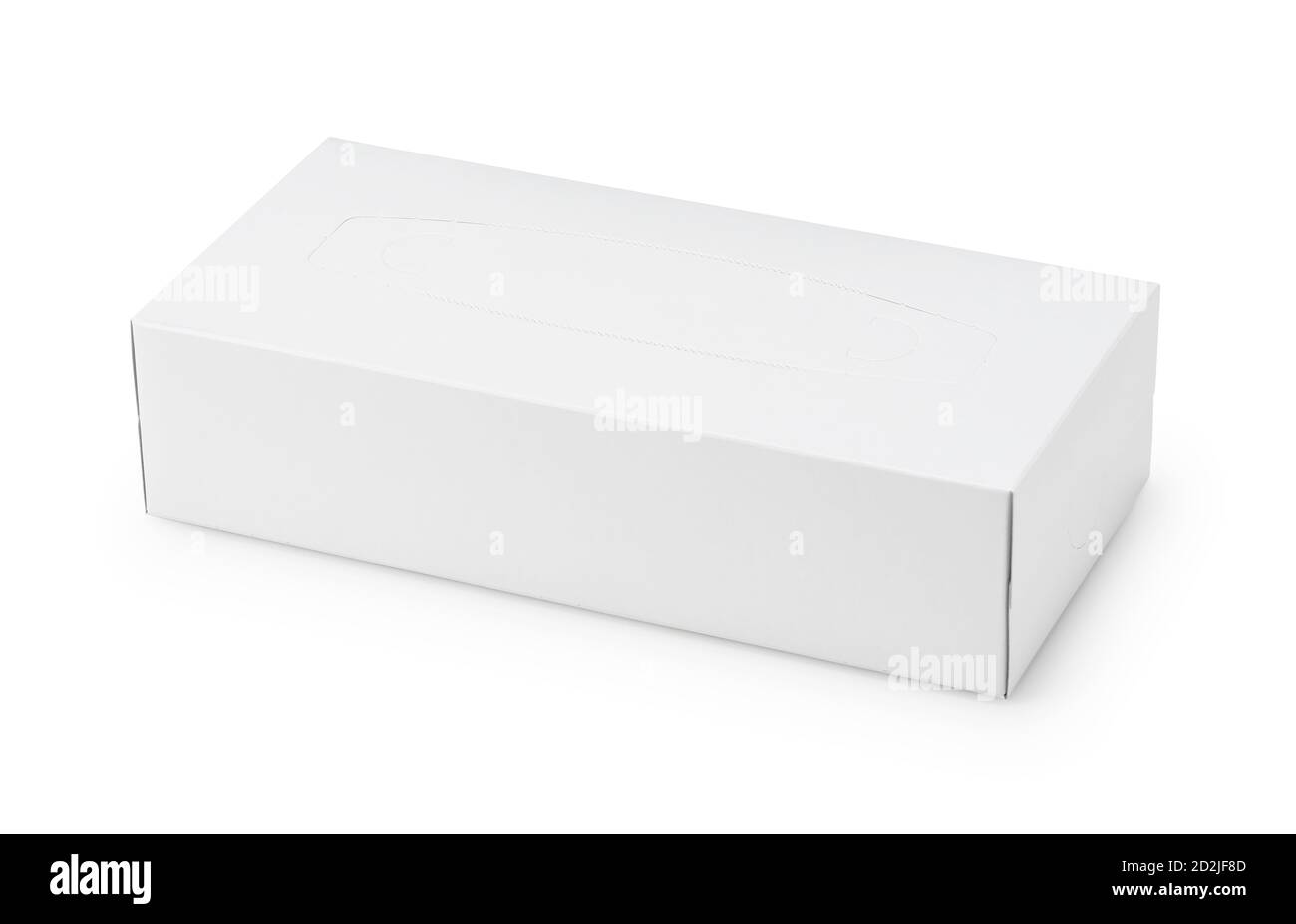 Issue Box Unopened Unopened tissue paper placed on a white background Stock Photo - Alamy