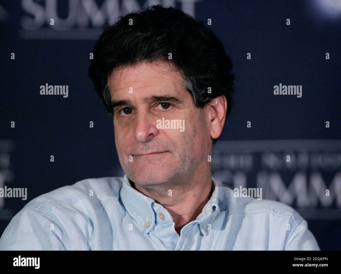 DEKA Research & Development Corp. President Dean Kamen takes part in a  panel discussion on 'Technology Innovation Drives Education Solutions'  during The National Summit at the Renaissance Center in Detroit, Michigan  June