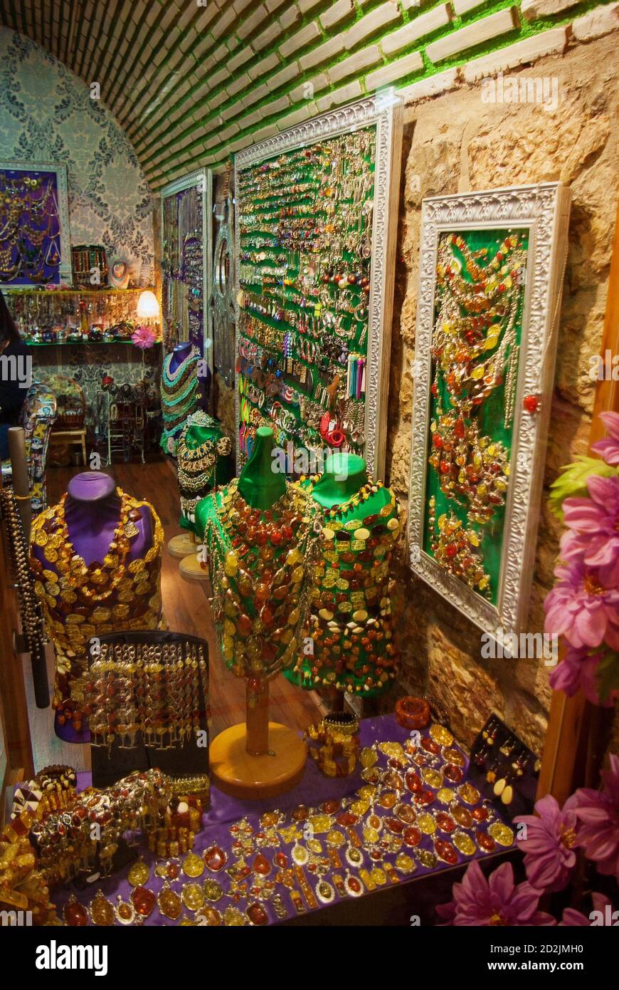 Grand bazaar beautiful accessories shops in Istanbul Stock Photo Alamy