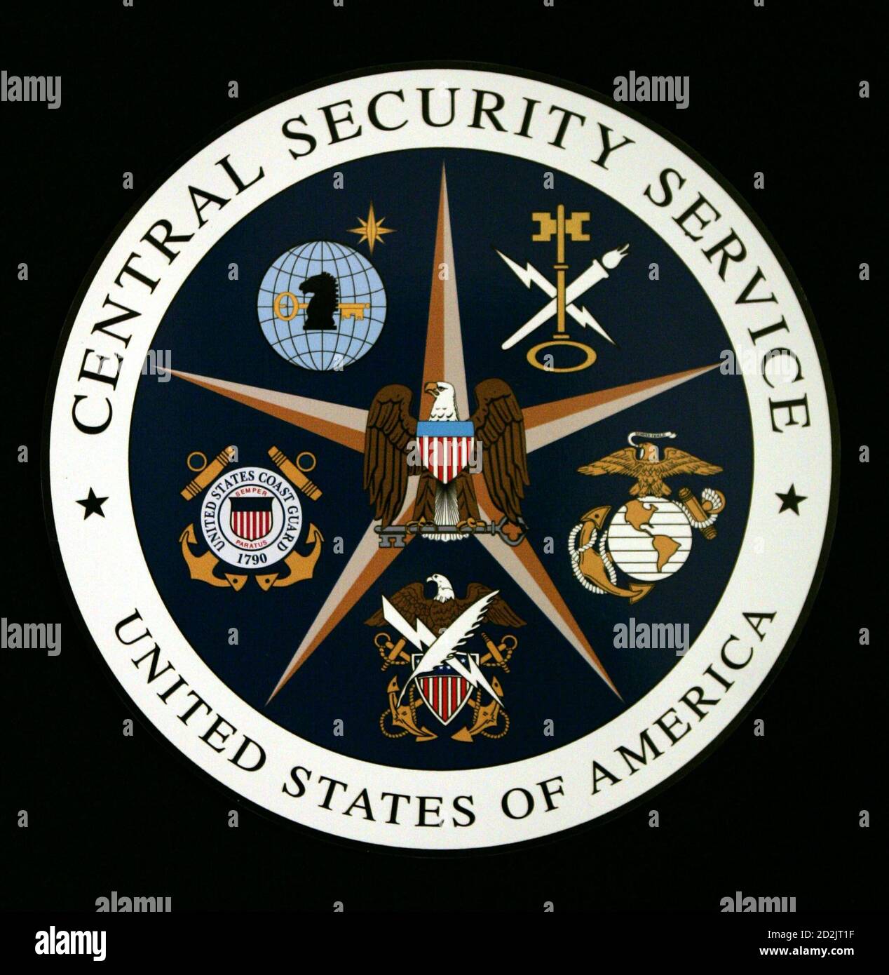 The Seal Of The Us Central Security Service Is Shown At The National Security Agency In Fort 7193