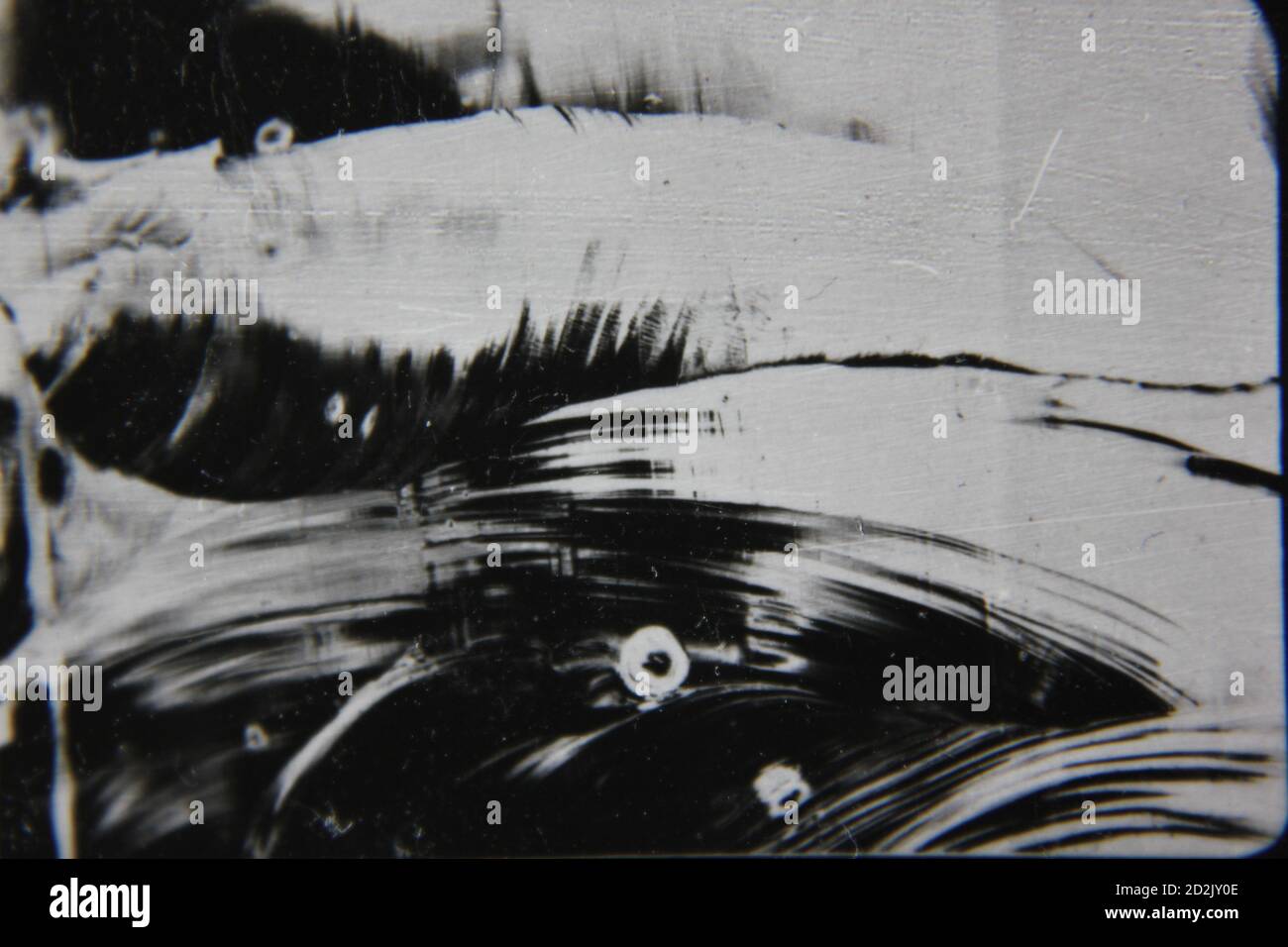 Fine 1970s vintage black and white photography of an abstract concept ...